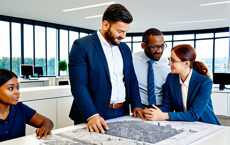 행정관리사 시험 패턴 및 경향 분석 - Urban Planning & Sustainable Development**

A diverse group of city planners in a modern office, rev...