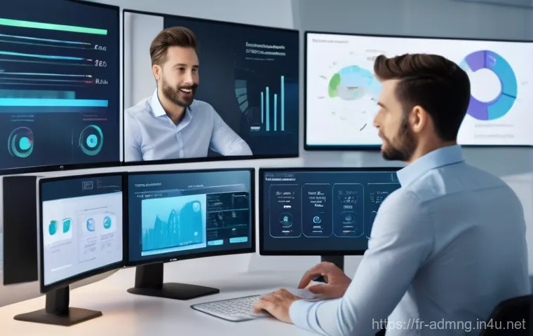 행정관리사 관련 자격증 추천 - **Prompt:** A group of diverse young professionals, dressed in smart casual business attire, are gat...